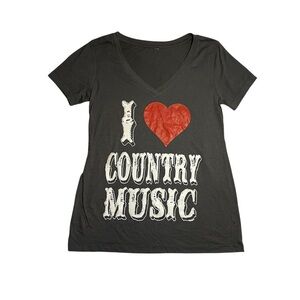 I ♡ country music tee
